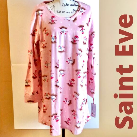 Beautiful Saint Eve Sleep Shirt w/Matching Socks - Picture 1 of 8